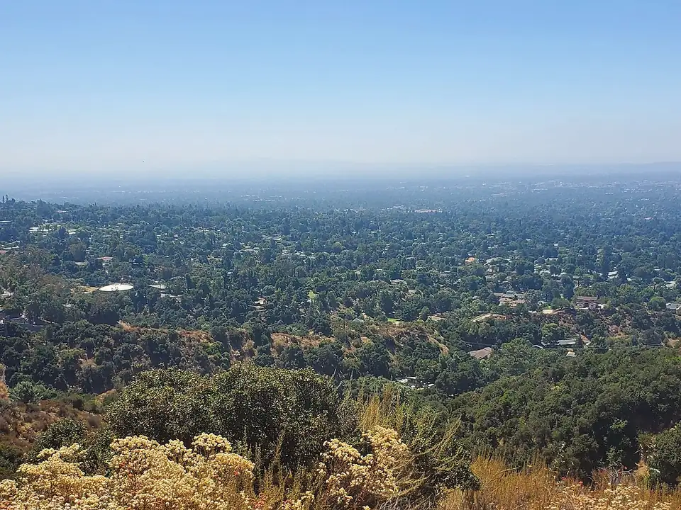 Altadena seen from the foothills above it