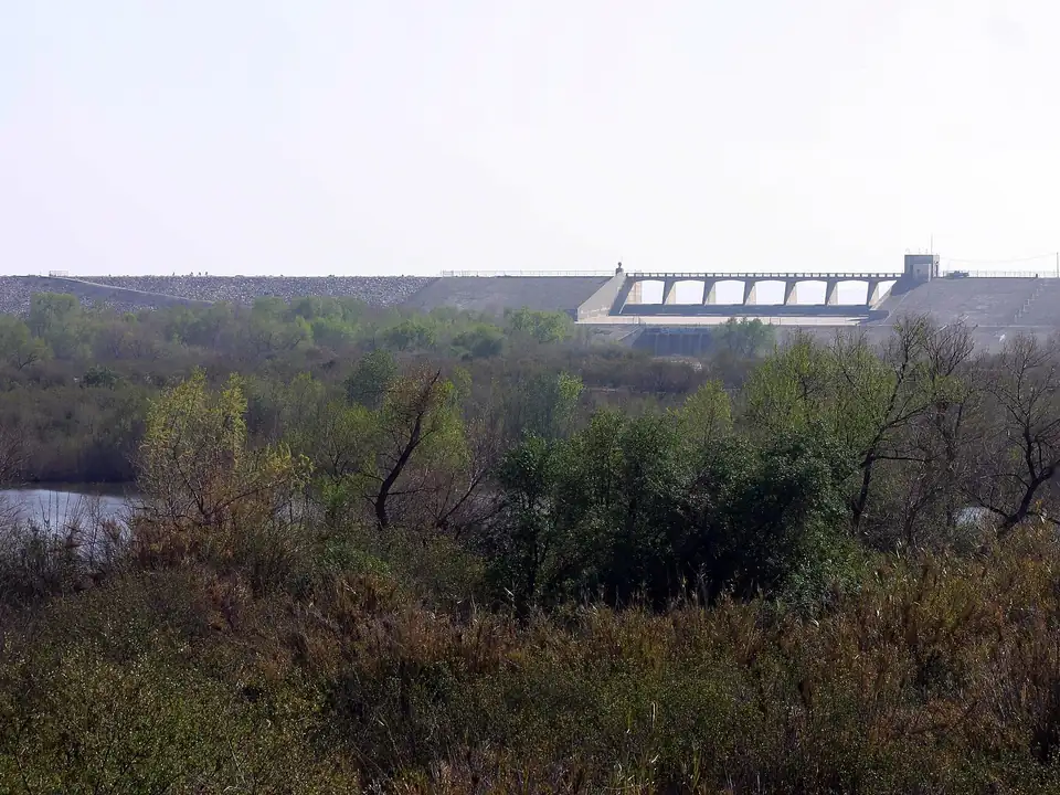 Hansen Dam and recreation area in Lake View Terrace